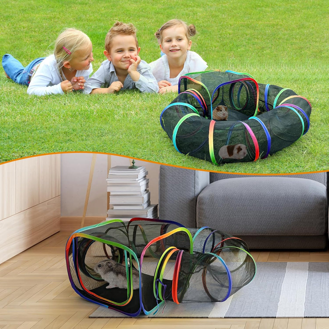 Guinea Pig Playpen with Tunnel
