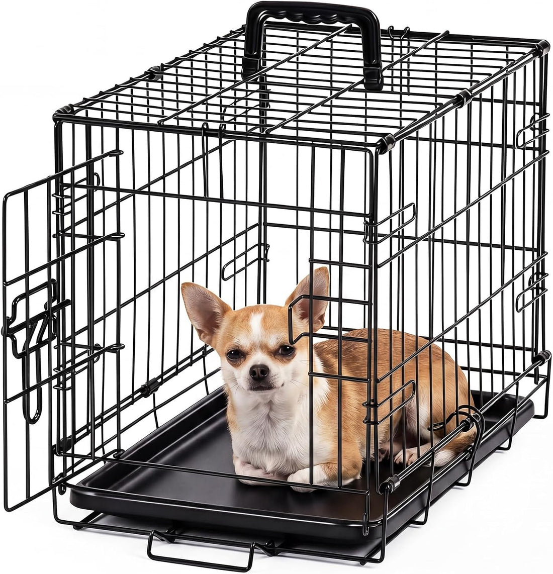Sweetcrispy 36 Inch Dog Crate, Medium Dog Cage