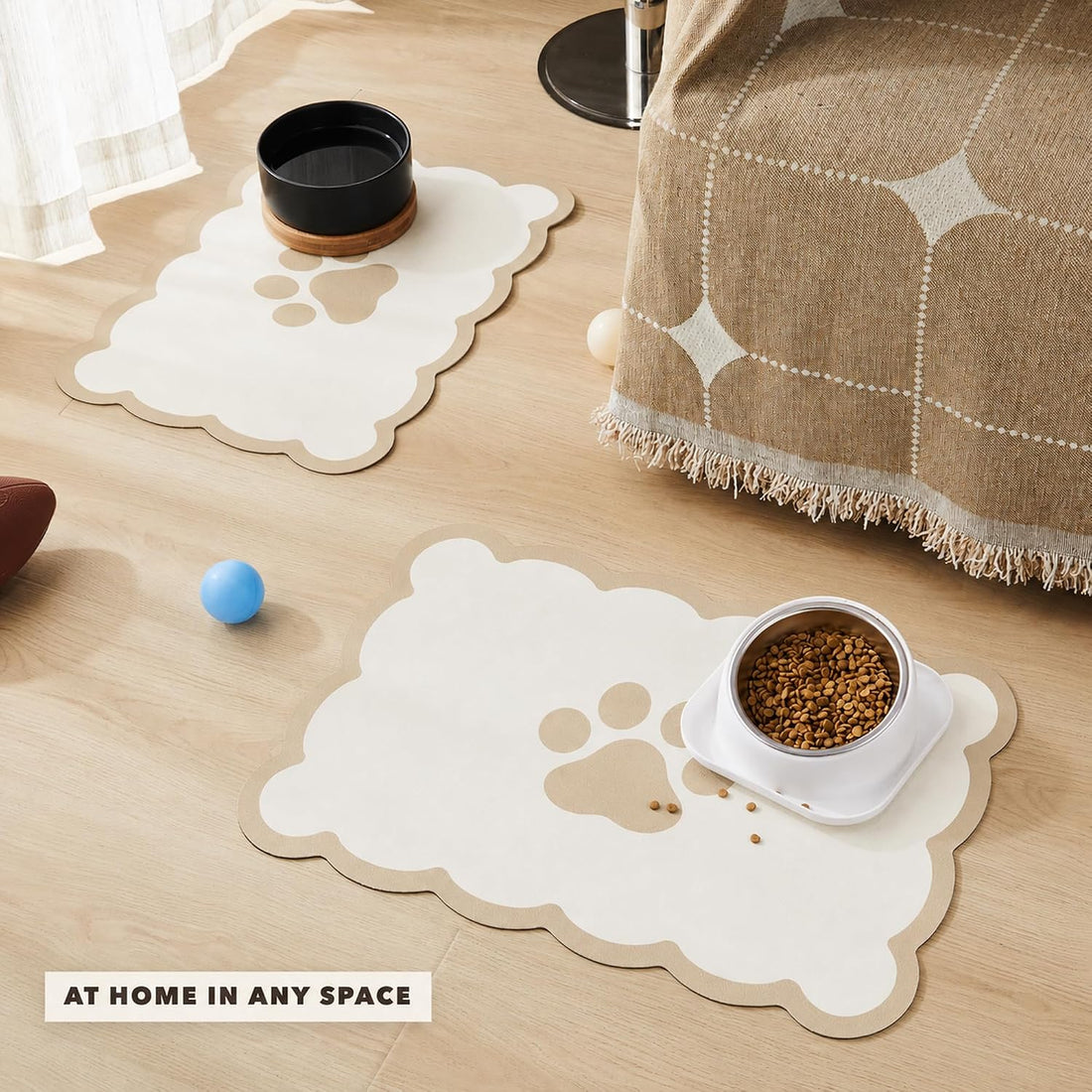 Ralxion Scalloped Dog Feeding Mat