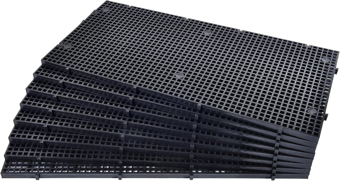ALEGI Aquarium Grid Isolate Board Divider Fish Tank Bottom Black