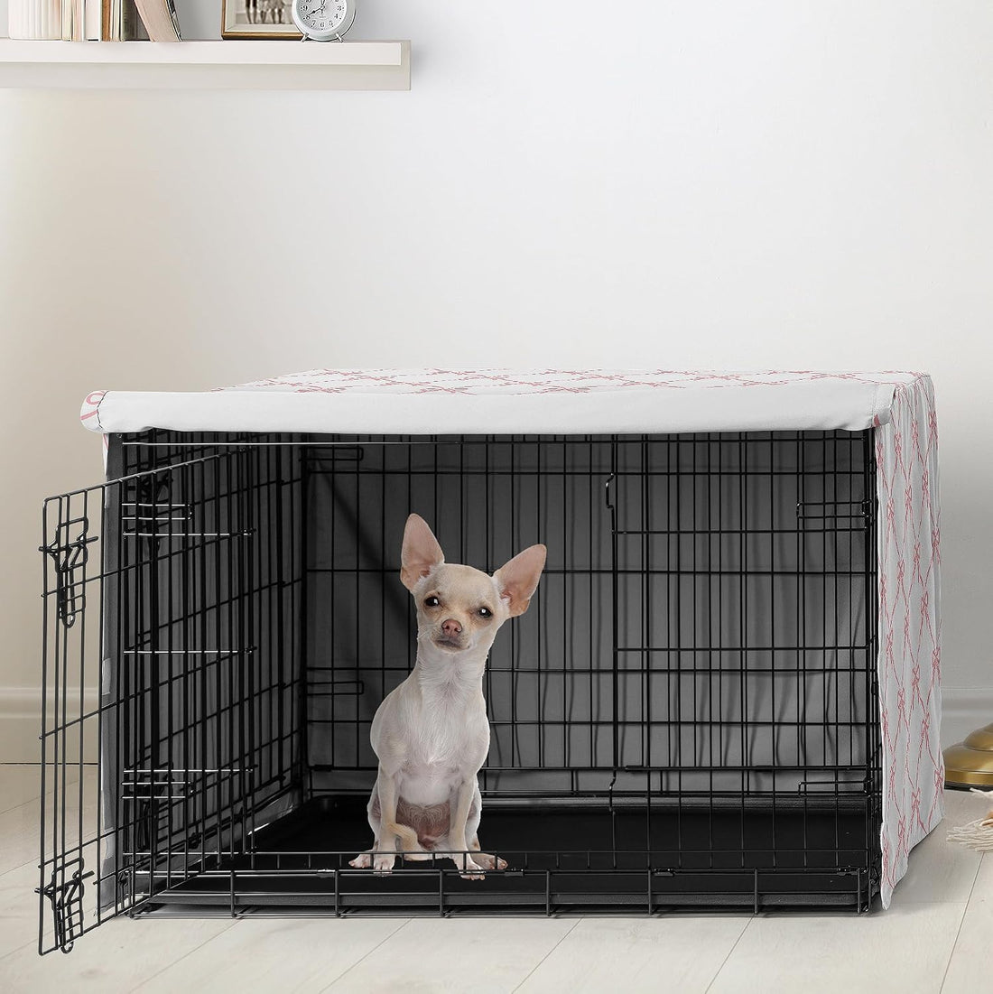 Sweet Jojo Designs 24in. Small Dog Crate Cover for Girls Pet Cage