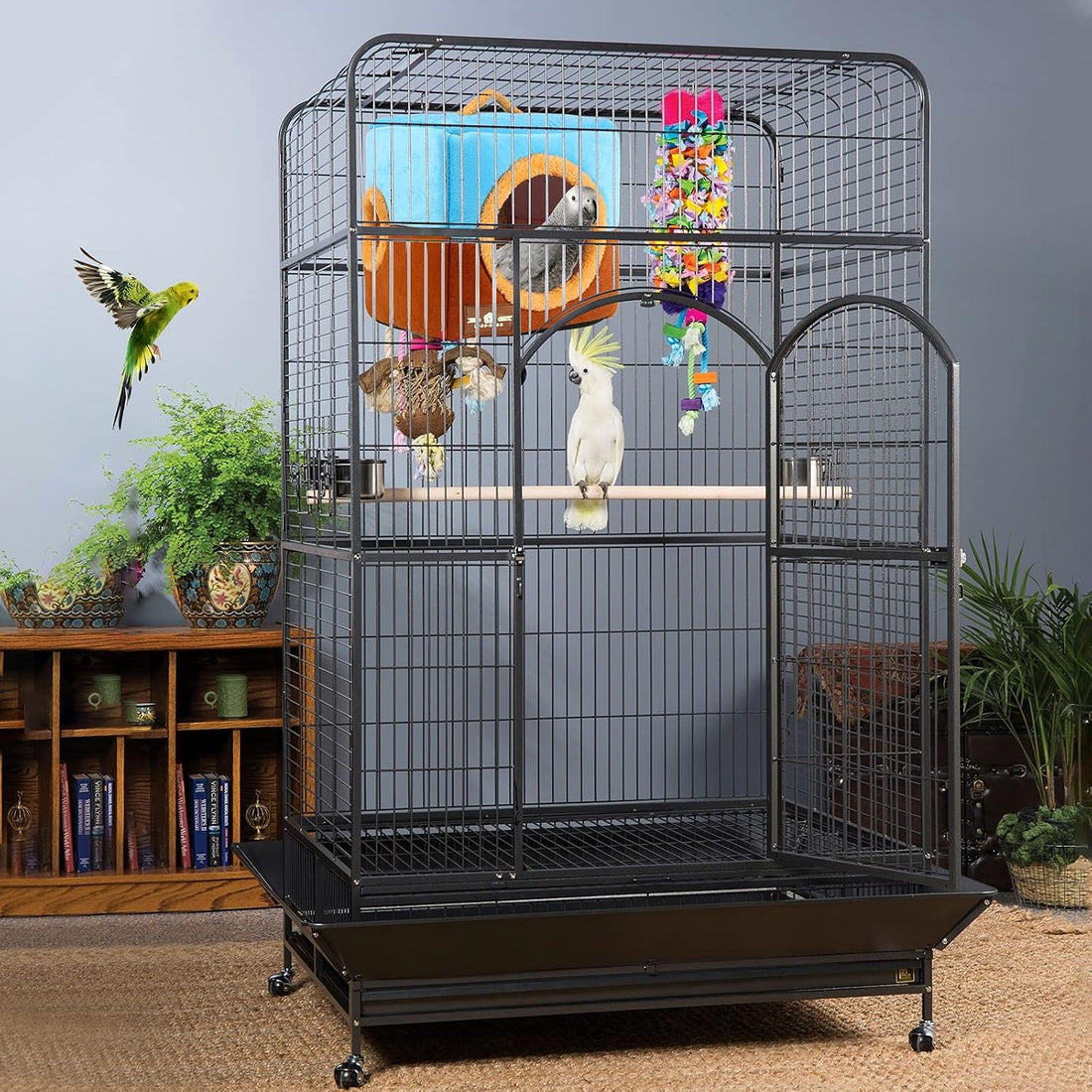 GINDOOR Large Size Parrot Nest House