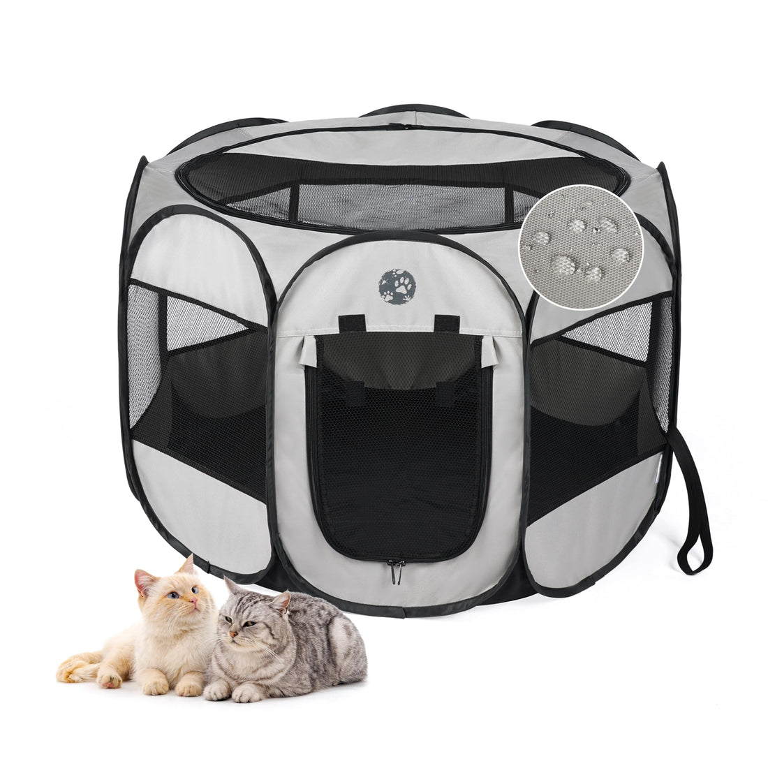 Portable Dog or Cat Playpen - Lightweight Durable Playpen for Pets