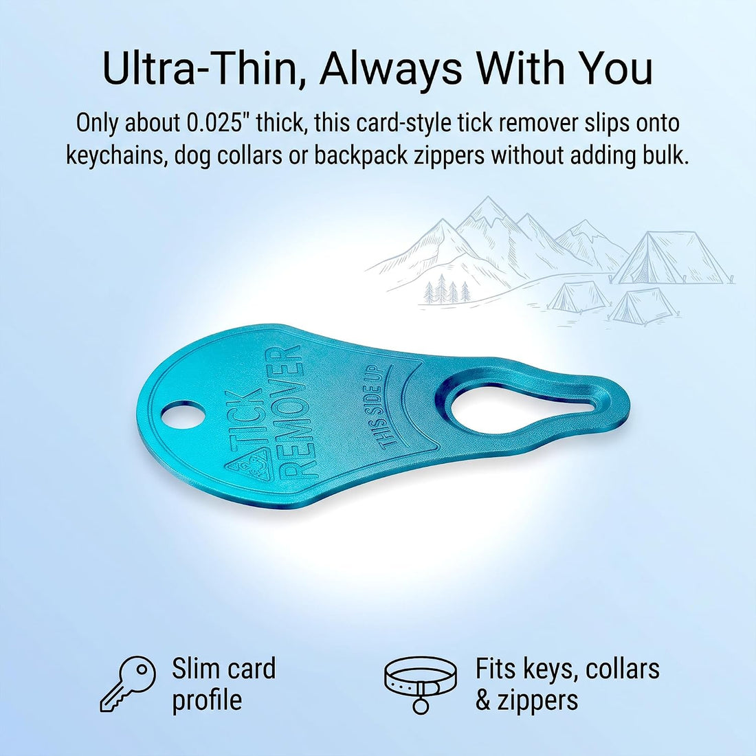 Tick Remover Tool 3 Pack | Aluminum Key for Dogs & Humans
