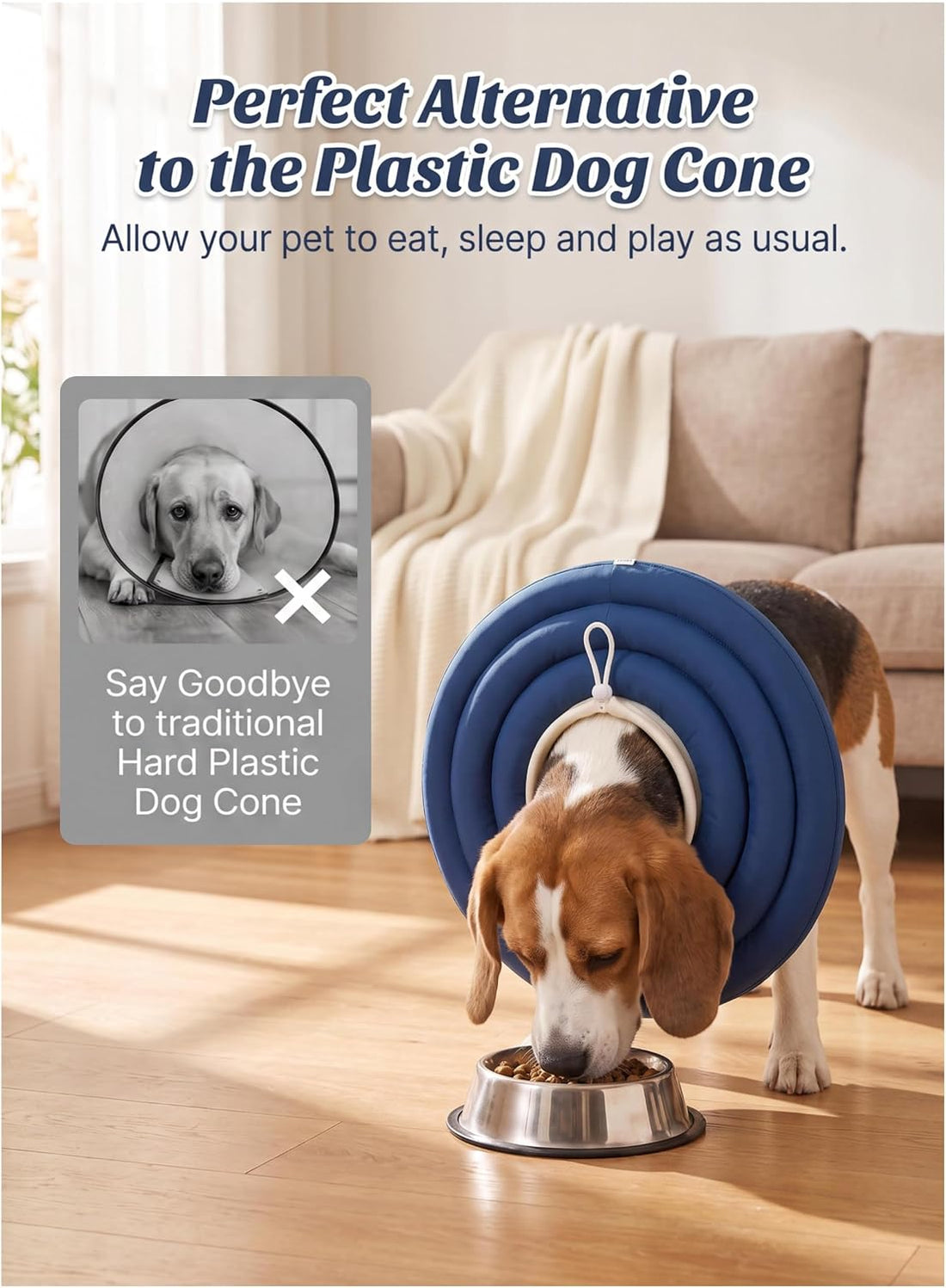 Soft Dog Cones, Recovery Dog Donut Collar After Surgery- Cone