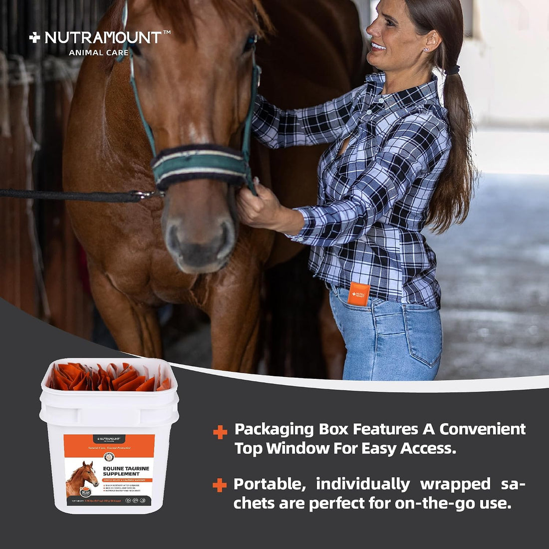 Horse Taurine Supplement Powder for Performance & Nerve Support