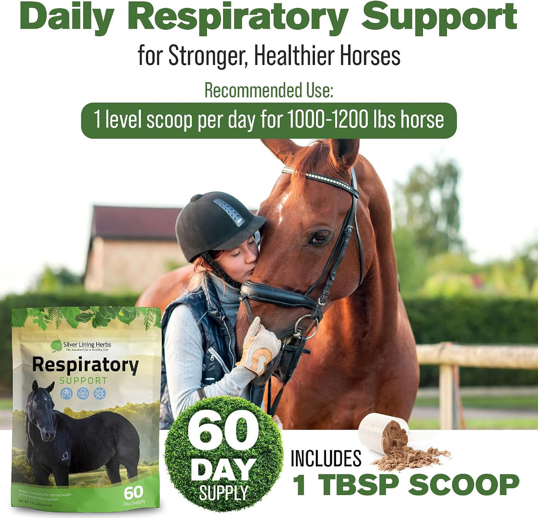 Silver Lining Herbs Respiratory Lung Support for Horses - 1 lb