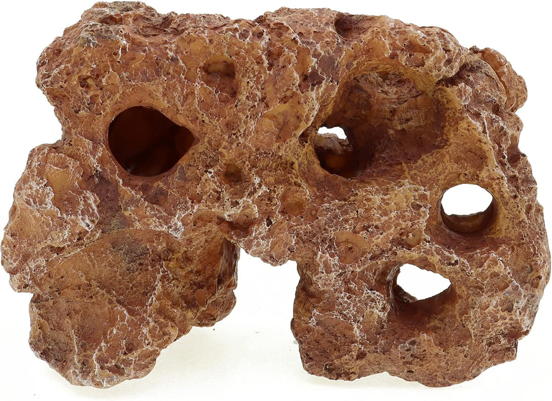 ALEGI Large Aquarium Decoration Hideouts Resin Rock Mountain Hideaway