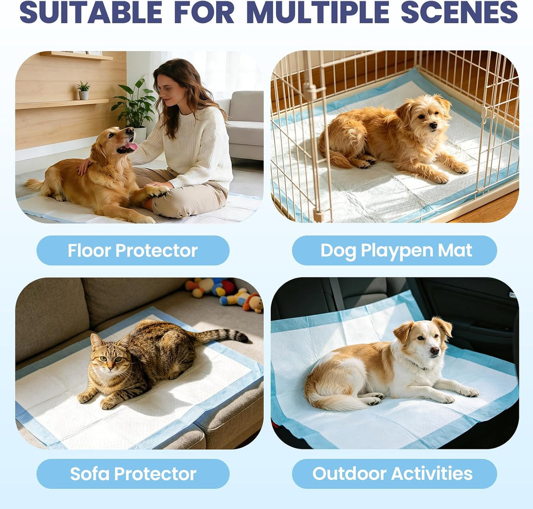 SCLOSE Pee Pads for Dogs Extra Large 30"x36", 50 Count Puppy Pads XXL