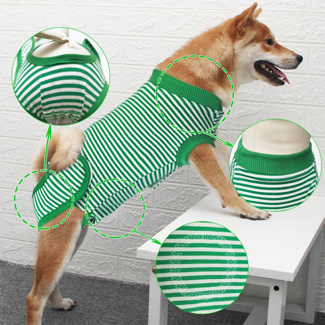 Dog Recovery Suit, Surgical Recovery Suit for Male Female Dogs Cats