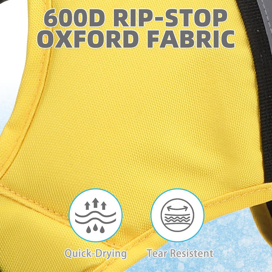 KOOLTAIL Dog Life Jacket, Cute Bee Front Float Dog Life Vest