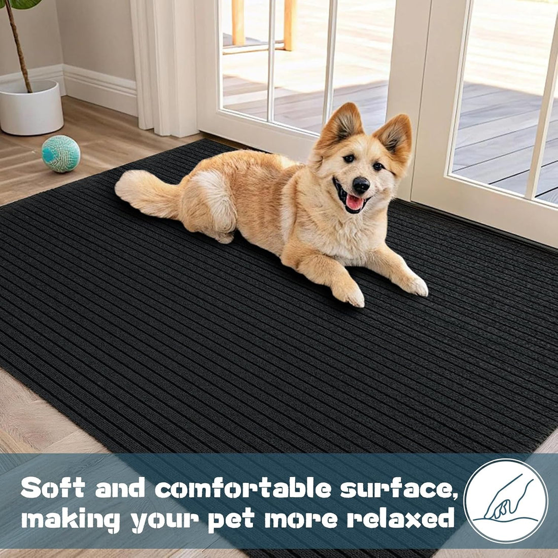 28"X 49" X 0.2'' Waterproof Mat for Under Dog Crate