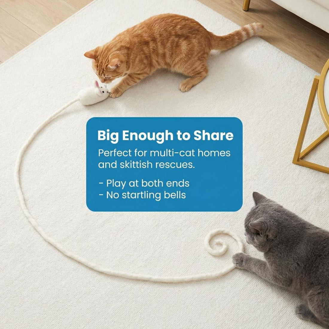 Glaciart One Felt Mouse Cat Toy