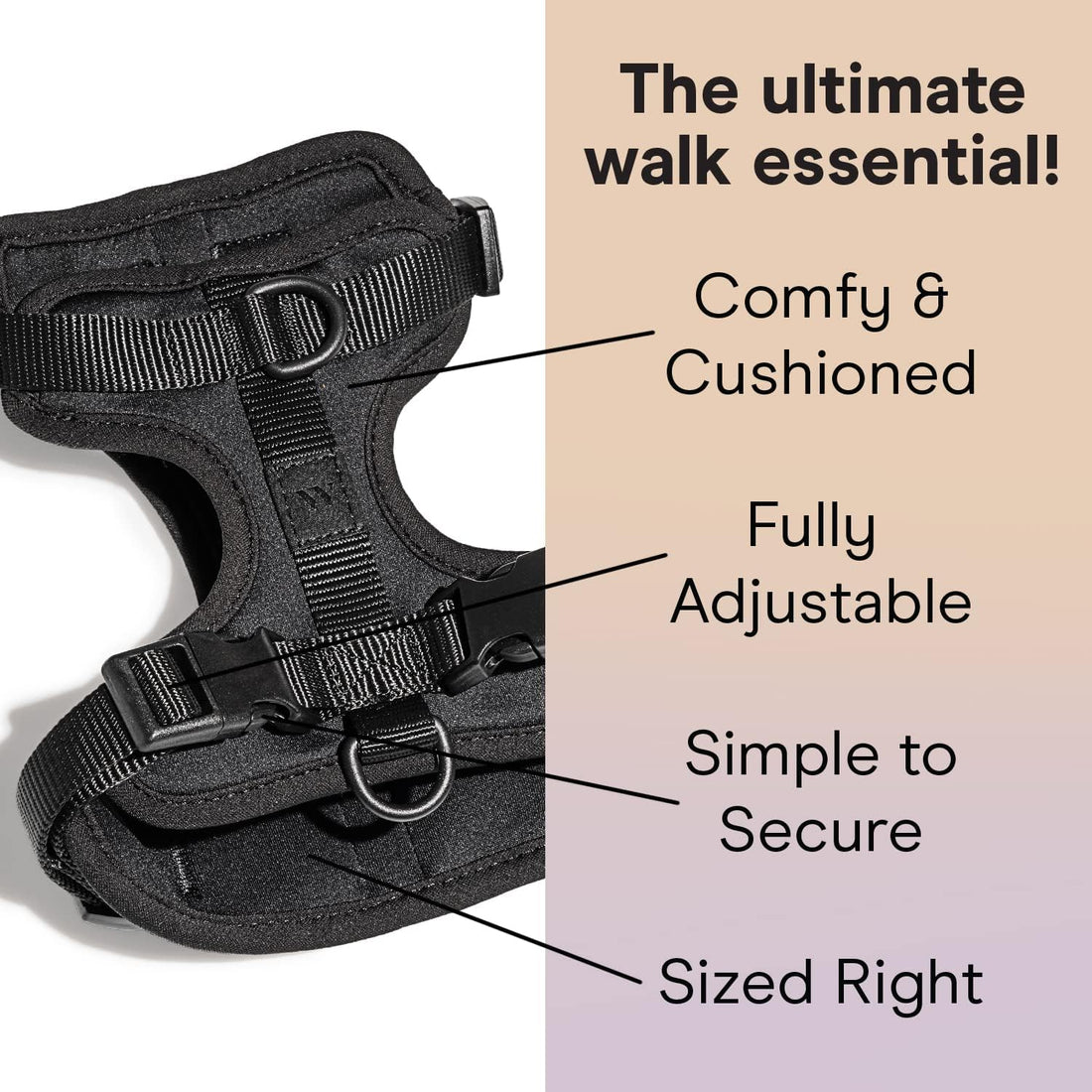 Wild One Dog Harness, The Original No-Pull, Pet Harness Size L