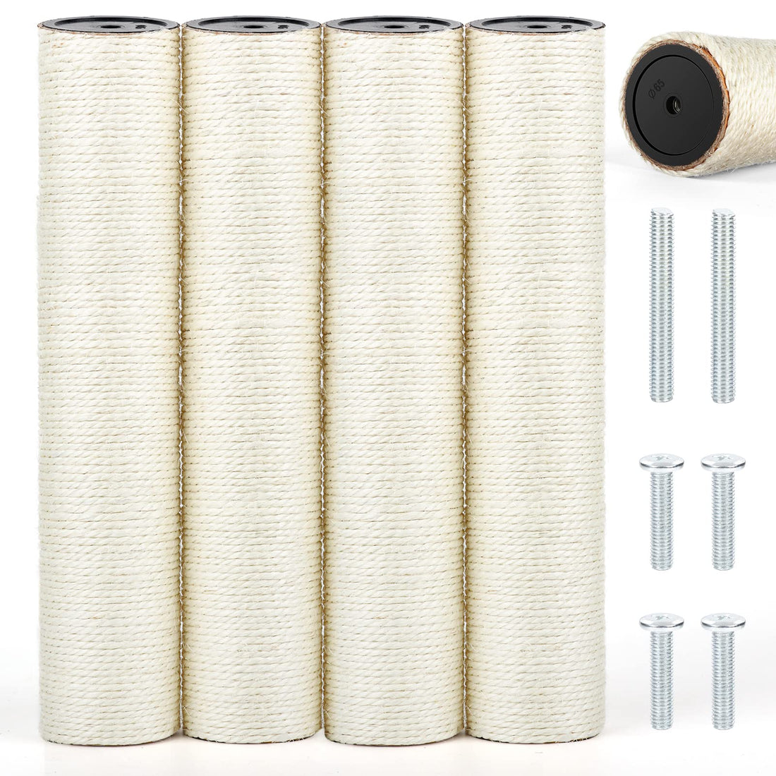 PETUOL 4 PCS M8 Cat Scratching Post Replacement