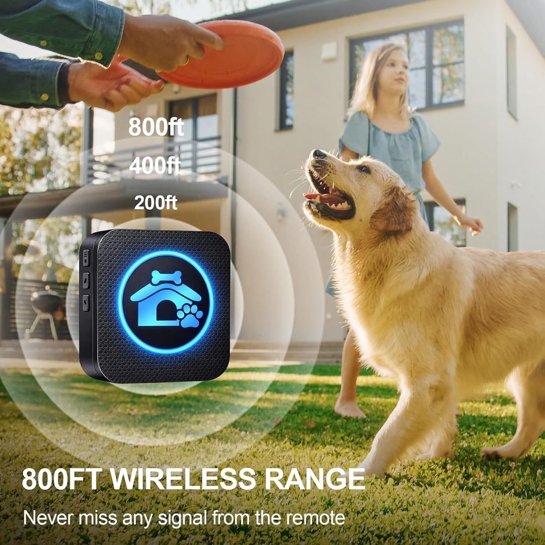 Dog Door Bell for Potty Training, Wireless Dog Doorbells to Go Outside