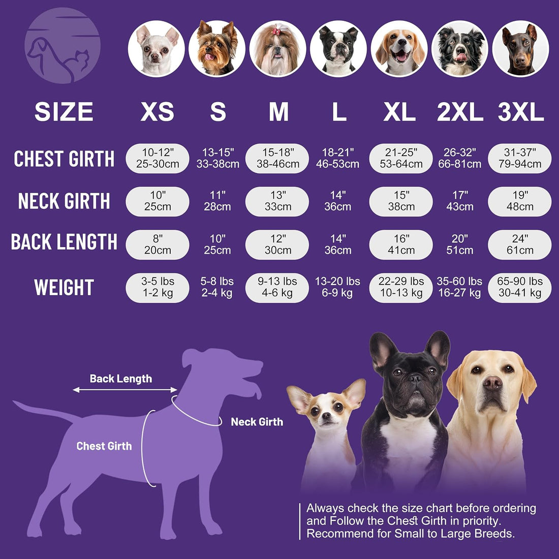 cyeollo Dog Pajamas Medium, Stretchable Fleece Pet Onesie Coat