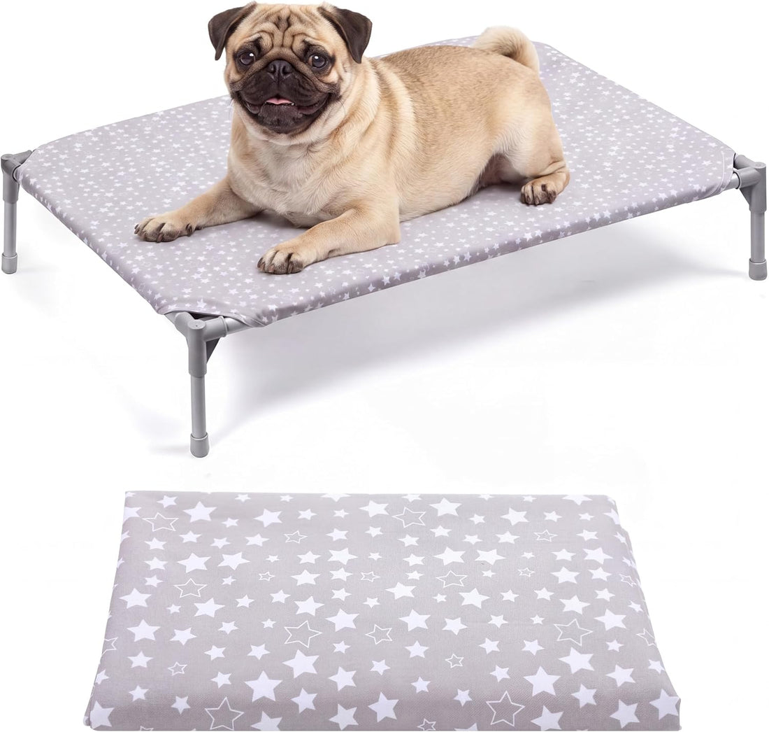 Dog Bed Cot Pad for Elevated Dogs Cot & Crate 40x28 Inch, Only Cover