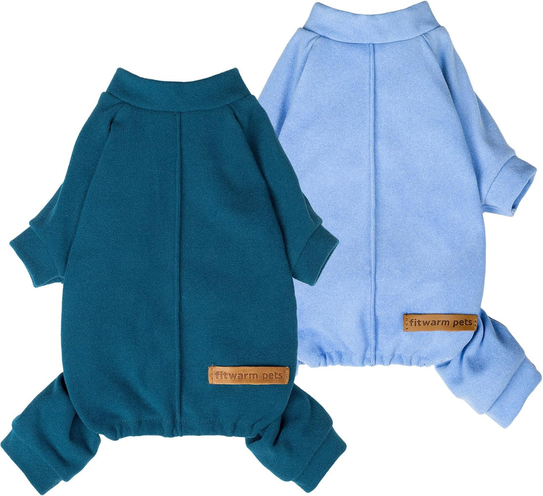 Fitwarm 2 Pack Lightweight Fleece Dog Pajamas