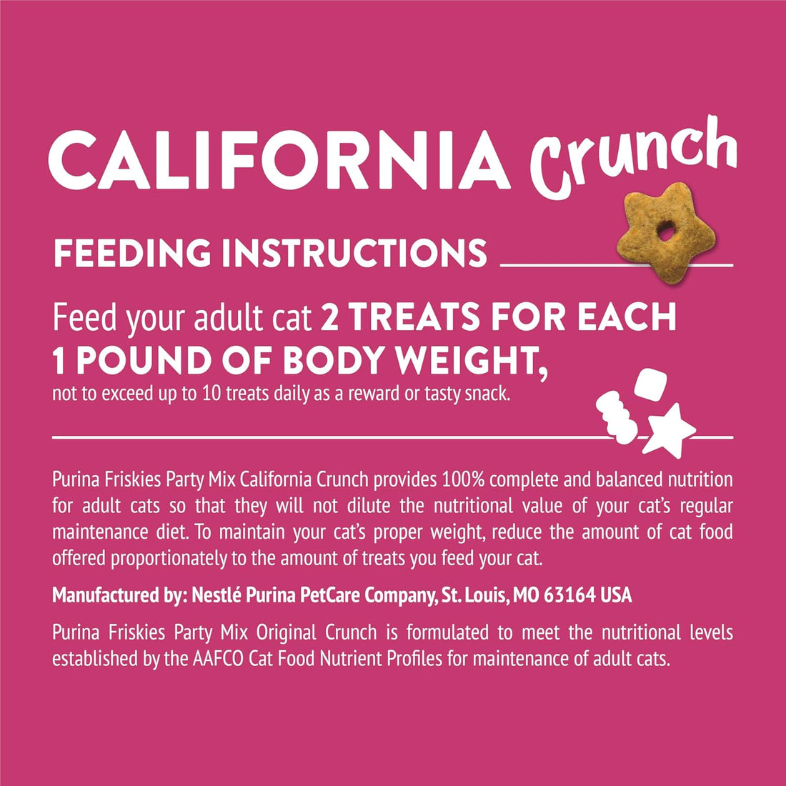 Purina Friskies Party Mix California Crunch with Chicken and Flavors