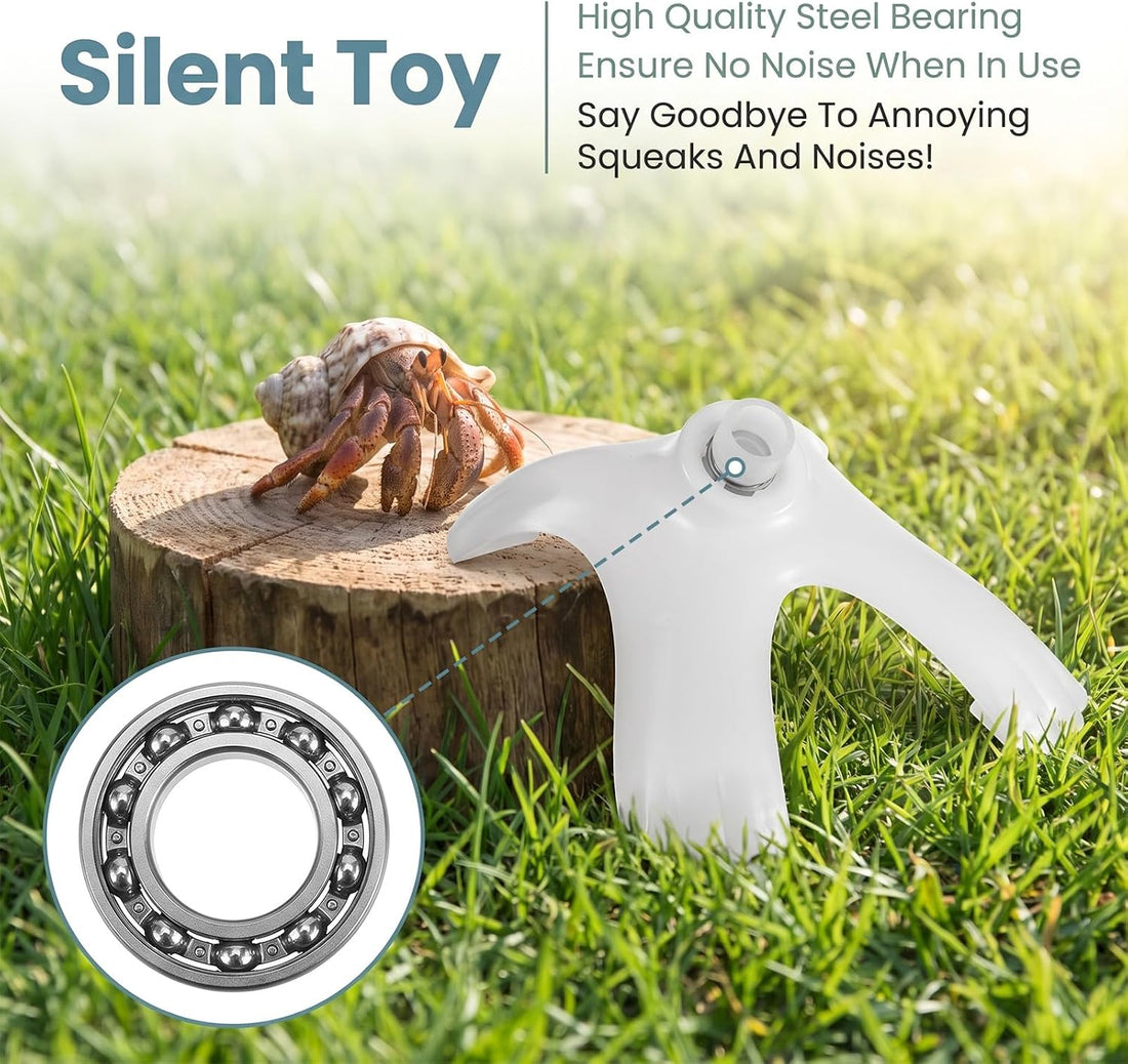 Hermit Crab Exercise Wheel, Silent Running Wheel Small Animal