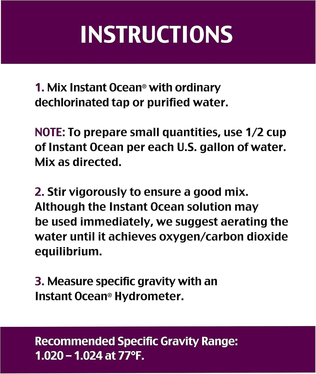 Instant Ocean Sea Salt for Marine Aquariums, 50 Gallons