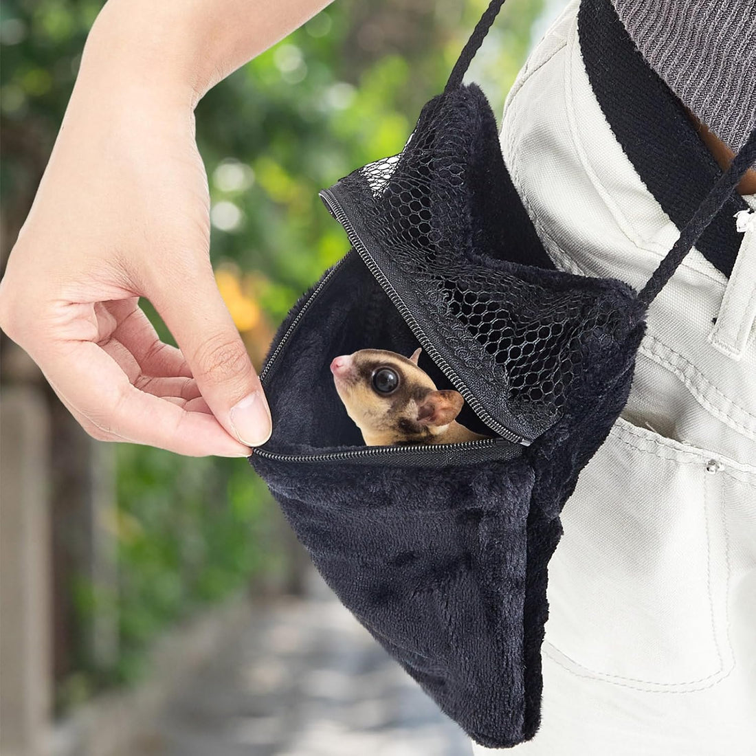 Sweetude 2 Pcs Sugar Glider Pouch Breathable Carrying Bonding Pouch