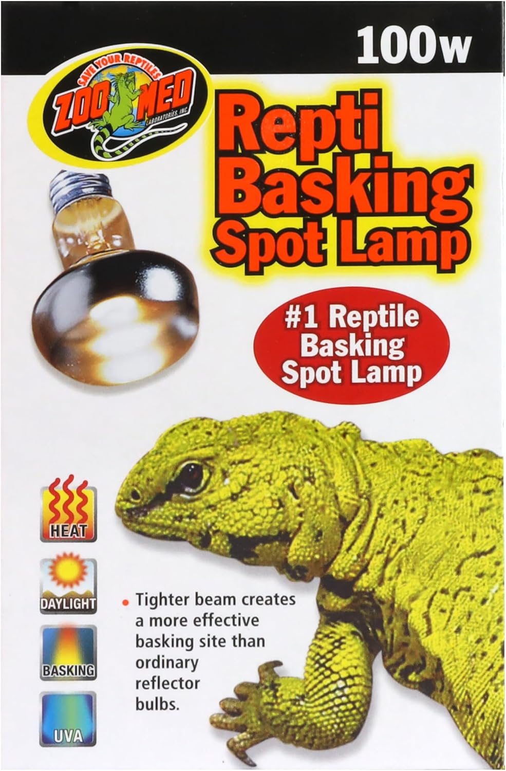 Zoo Med Repti Basking Spot Lamp Replacement Bulb 100 Watts Pack of 3
