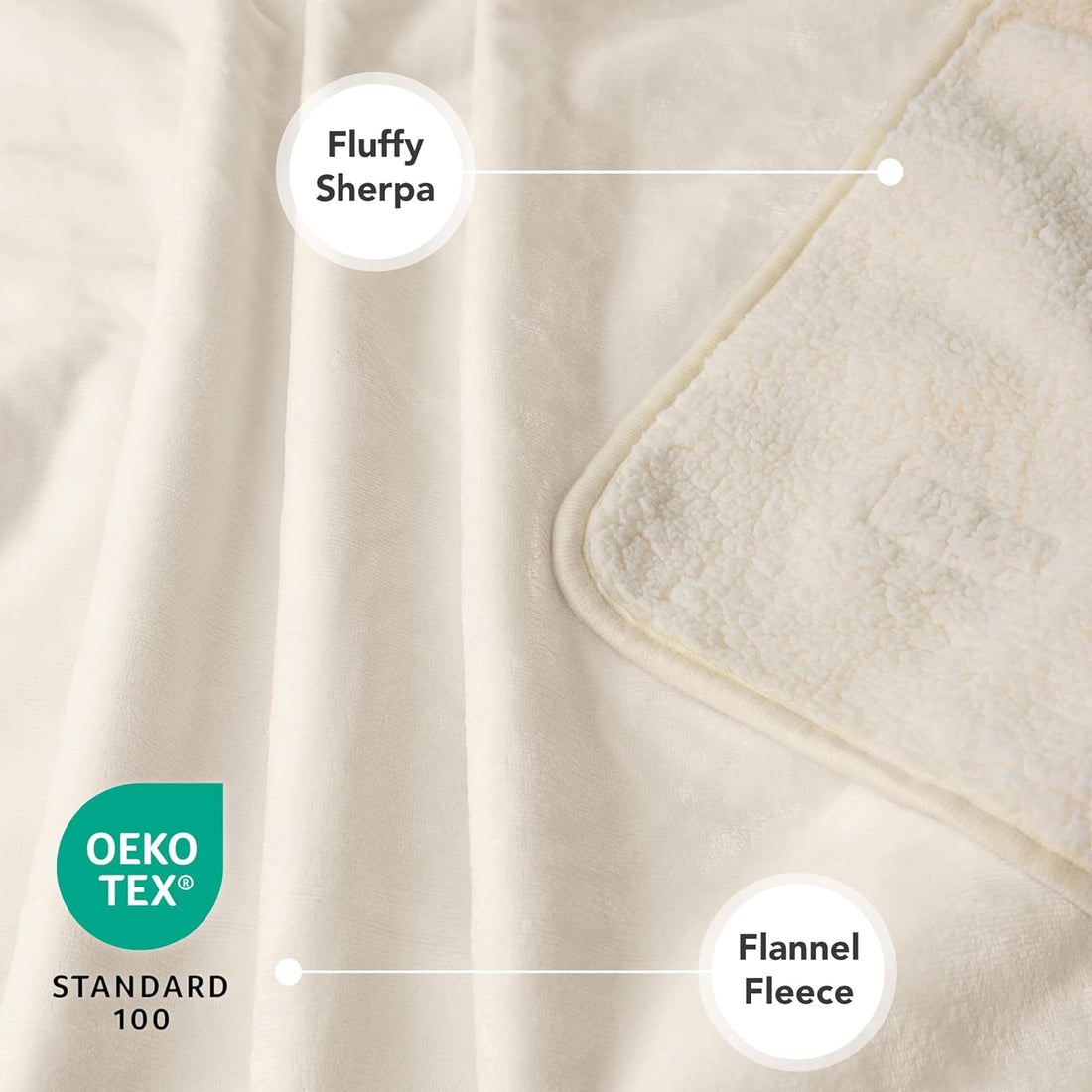 PetAmi Waterproof Dog Blanket Puppy Cat Large Couch Cover 40x60 Beige