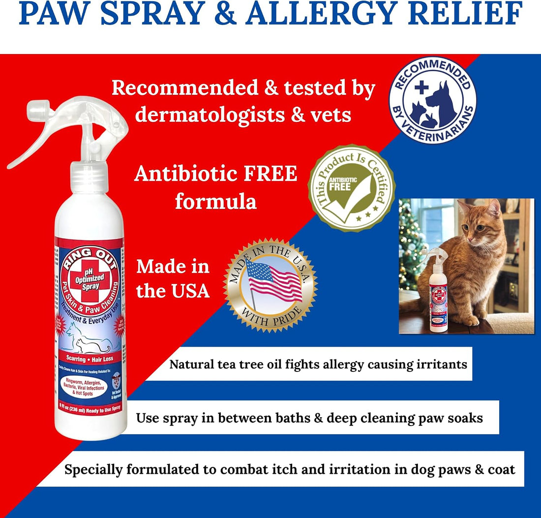 Ring Out for Pets: Control & Help Ringworm | Clean Pets Skin & Paws