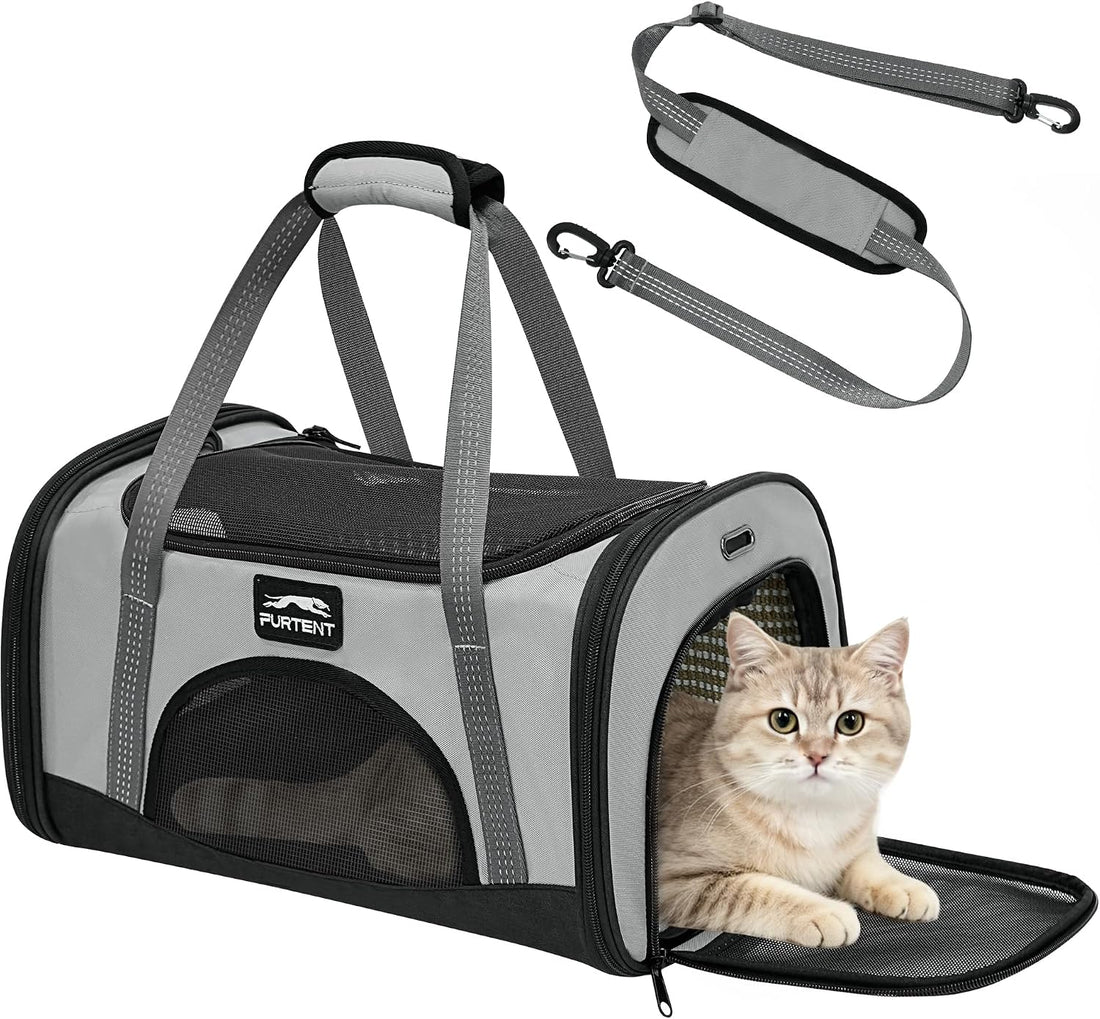 Soft Sided Cat Carrier Airline Approved Pet Travel Bag for Pet Up