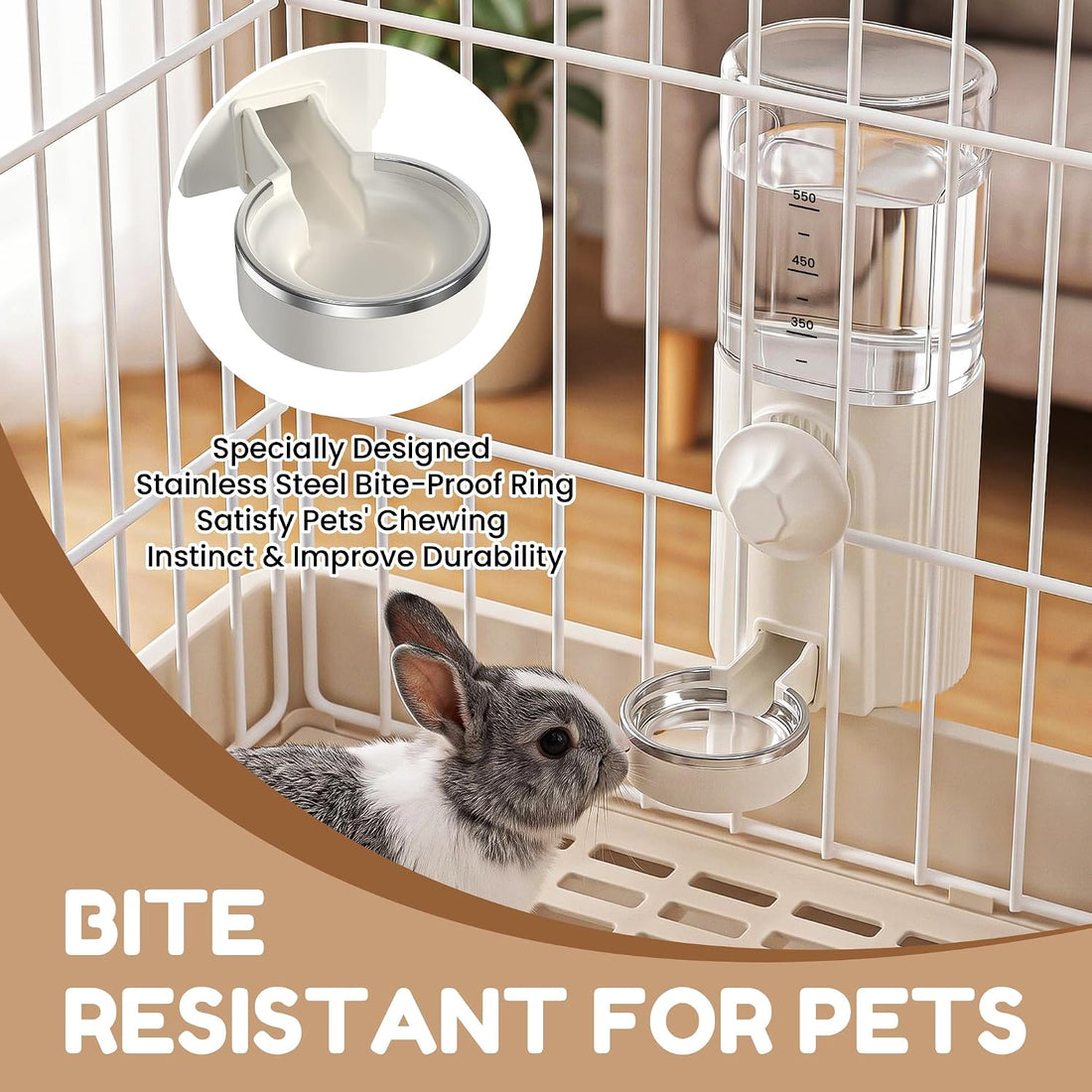 26oz Bite-Proof Rabbit Water Bottle