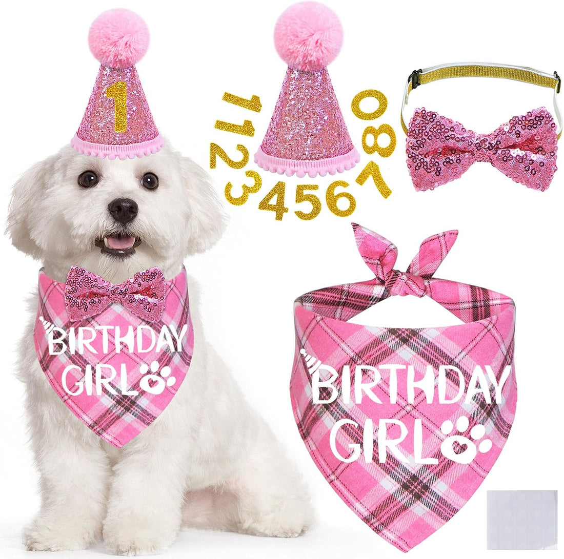 STMK Dog Birthday Outfits, Multi Size Dog Birthday Hat Dog Birthday