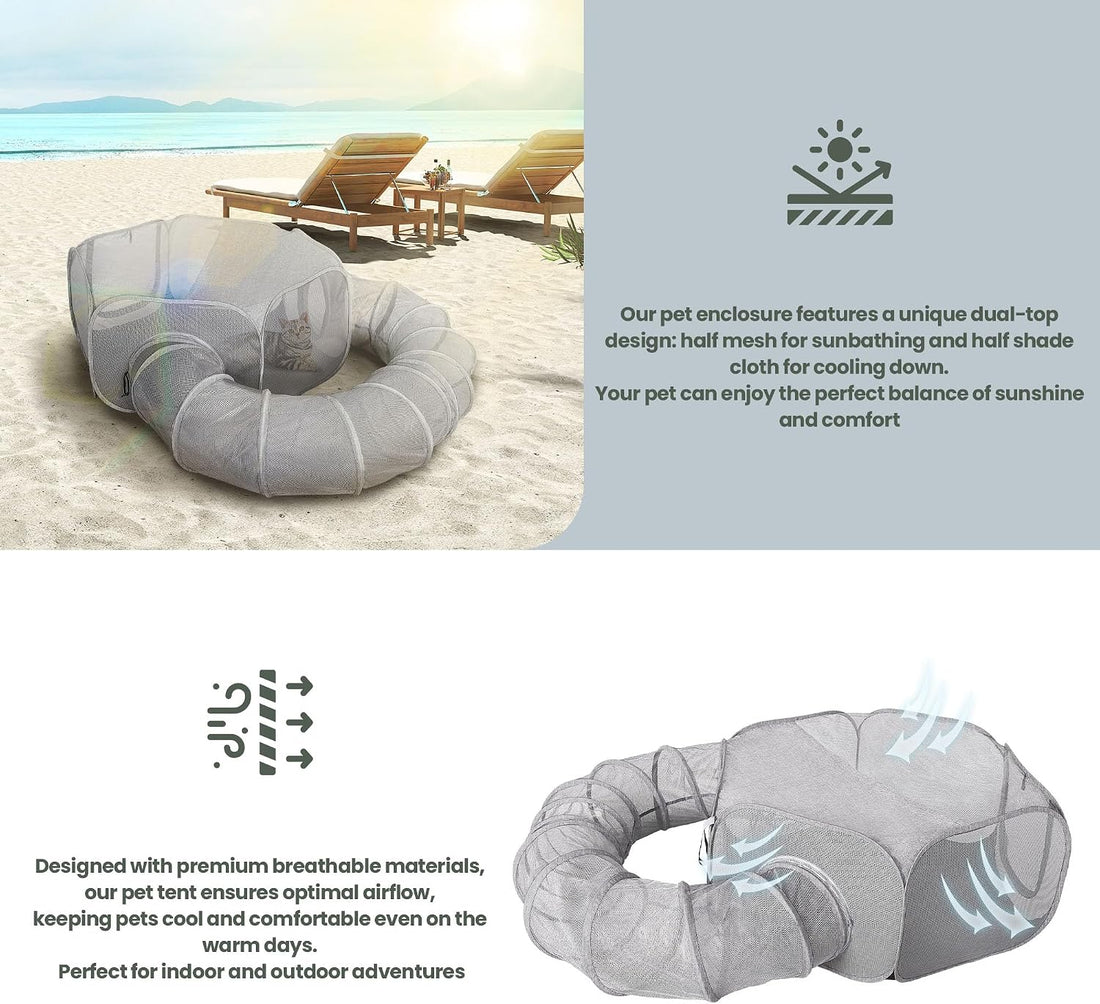 X-ZONE PET Portable Cat Play Tunnels