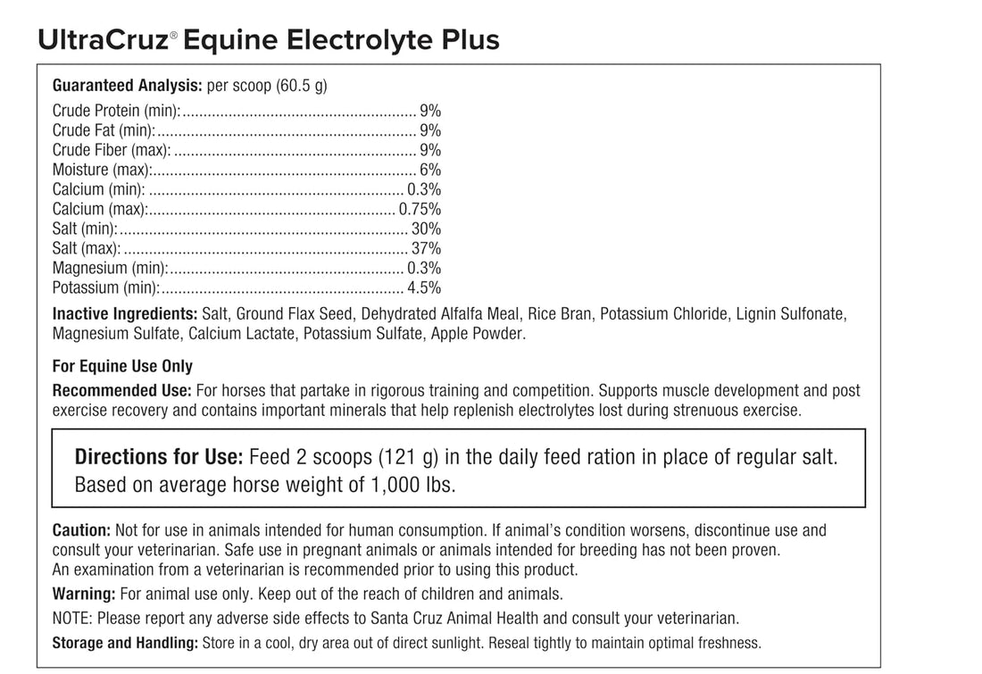 UltraCruz® Equine Electrolyte Plus, 5 lb