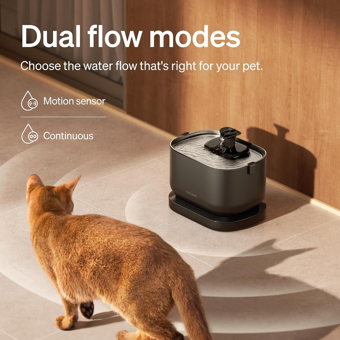 PETLIBRO Cat Water Fountain, Cordless Pet Water Fountain Battery