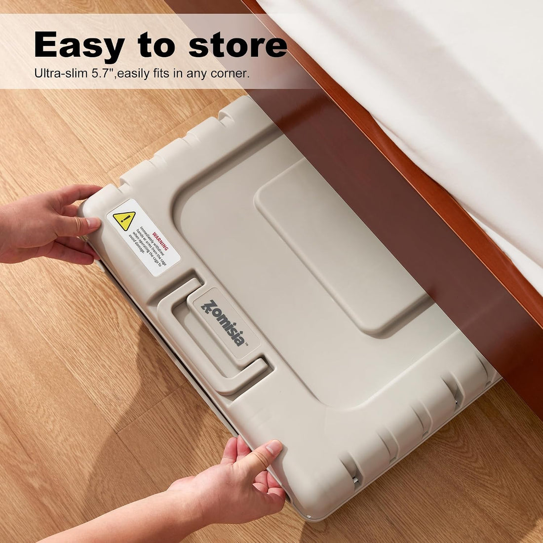 ZOMISIA Collapsible Dog Crate for Dogs