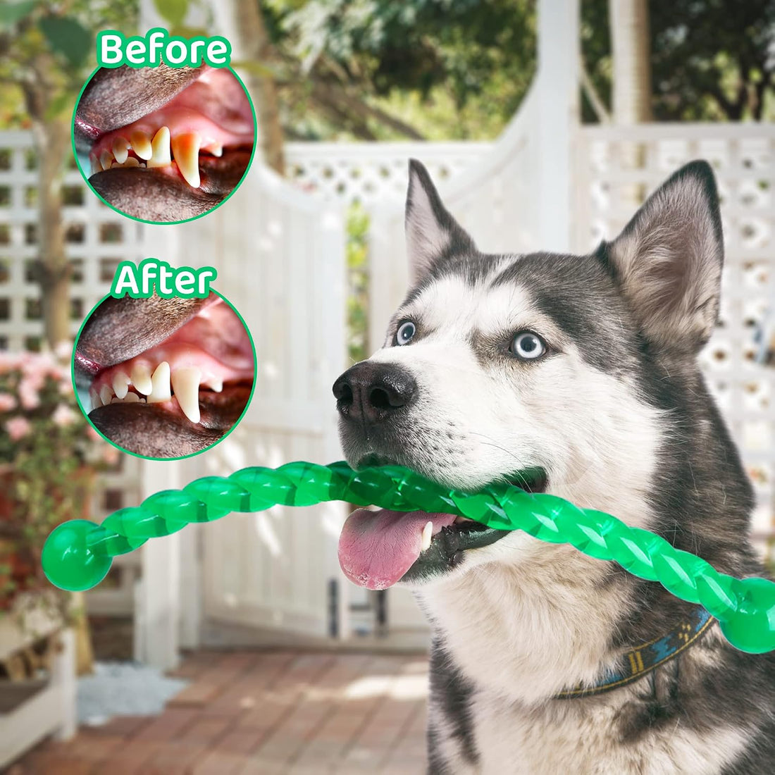 Ycozy Dog Chew Toys 19'' Long for Medium/Large Dogs Aggressive Chewers