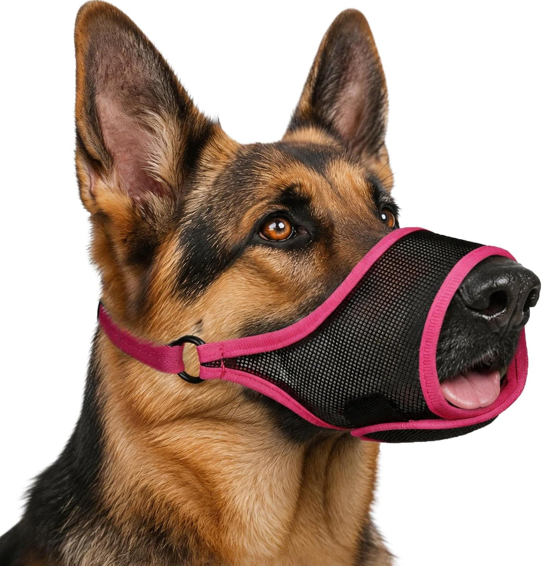LUCKYPAW Dog Muzzle for Large Medium Small Dogs German Shepherd