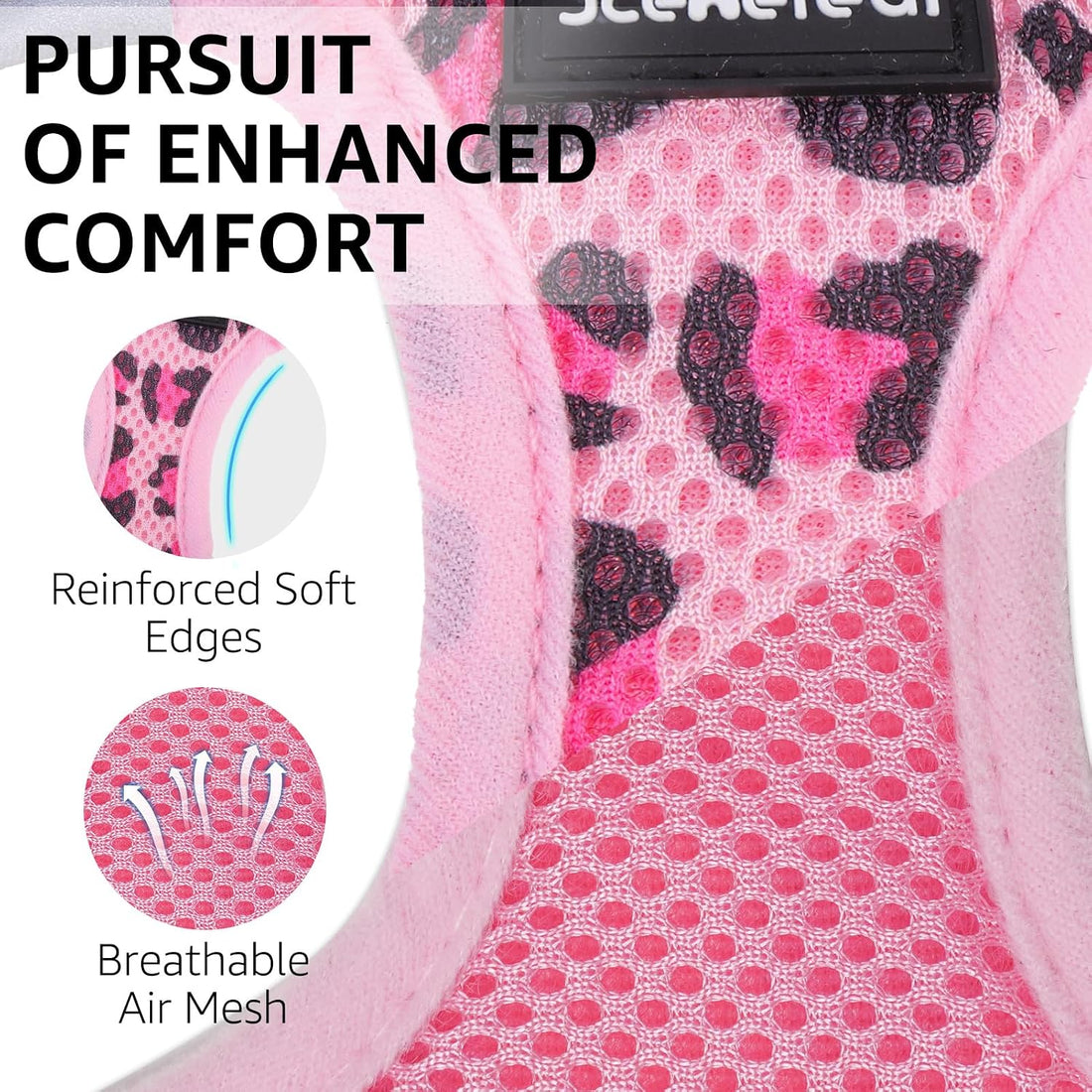 SCENEREAL Cat Harness & Leash Set Escape Proof