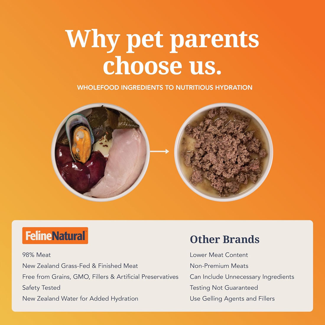 Feline Natural - Grain-Free High-Meat Pouch Cat Food