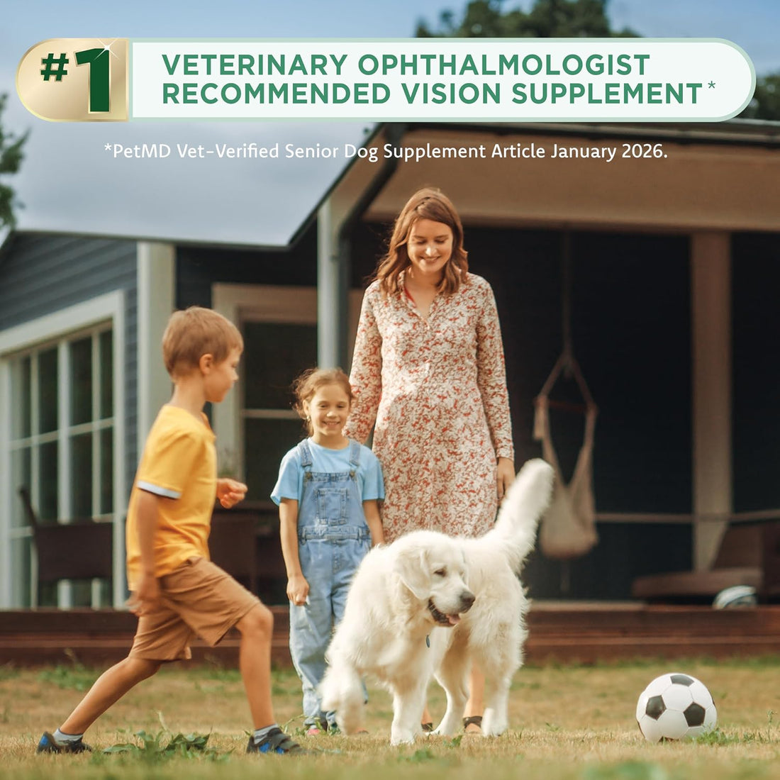 Ocu-GLO for Medium to Large Dogs, 11+ lb, 90 Count