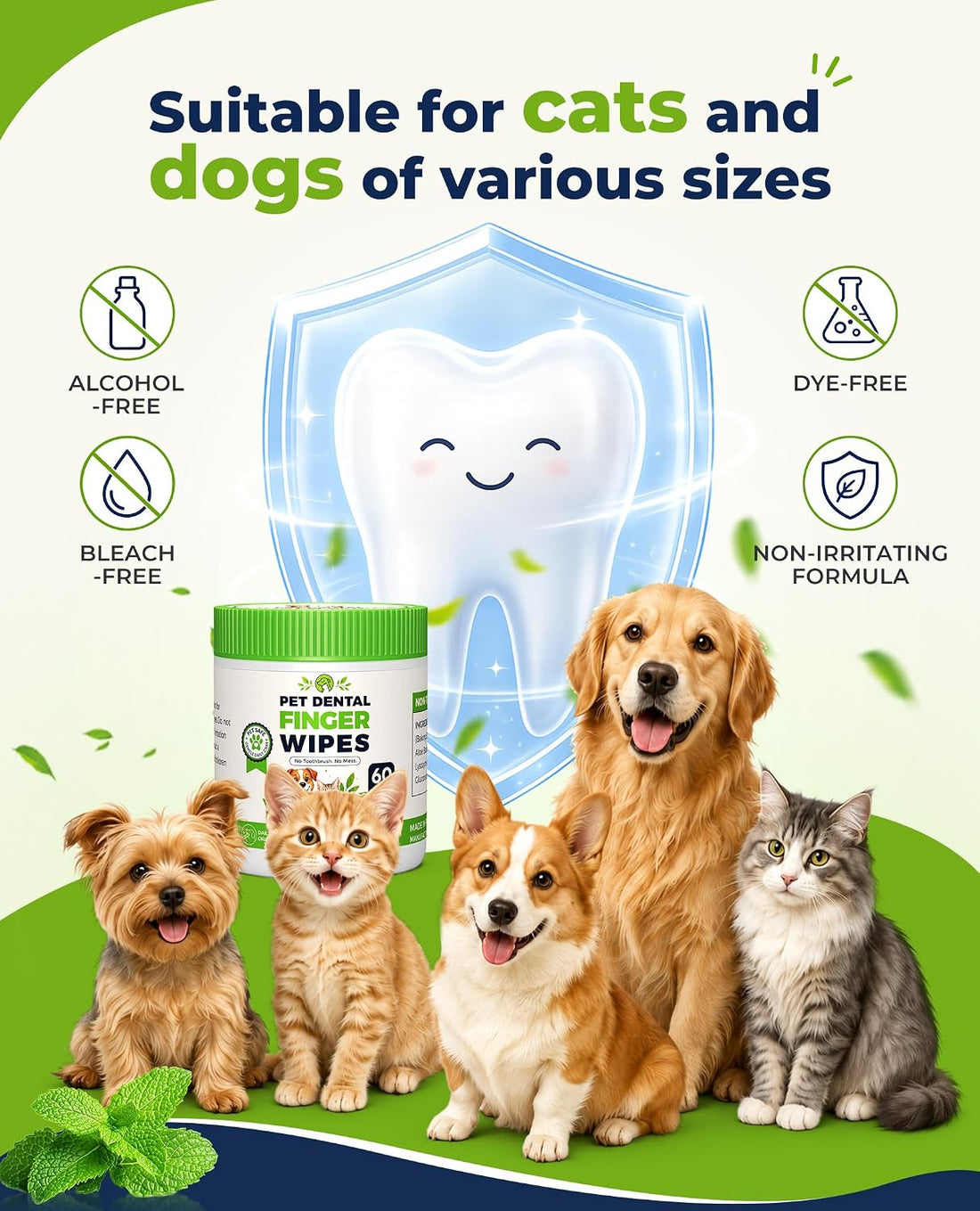 Dog Dental Wipes for Teeth Cleaning