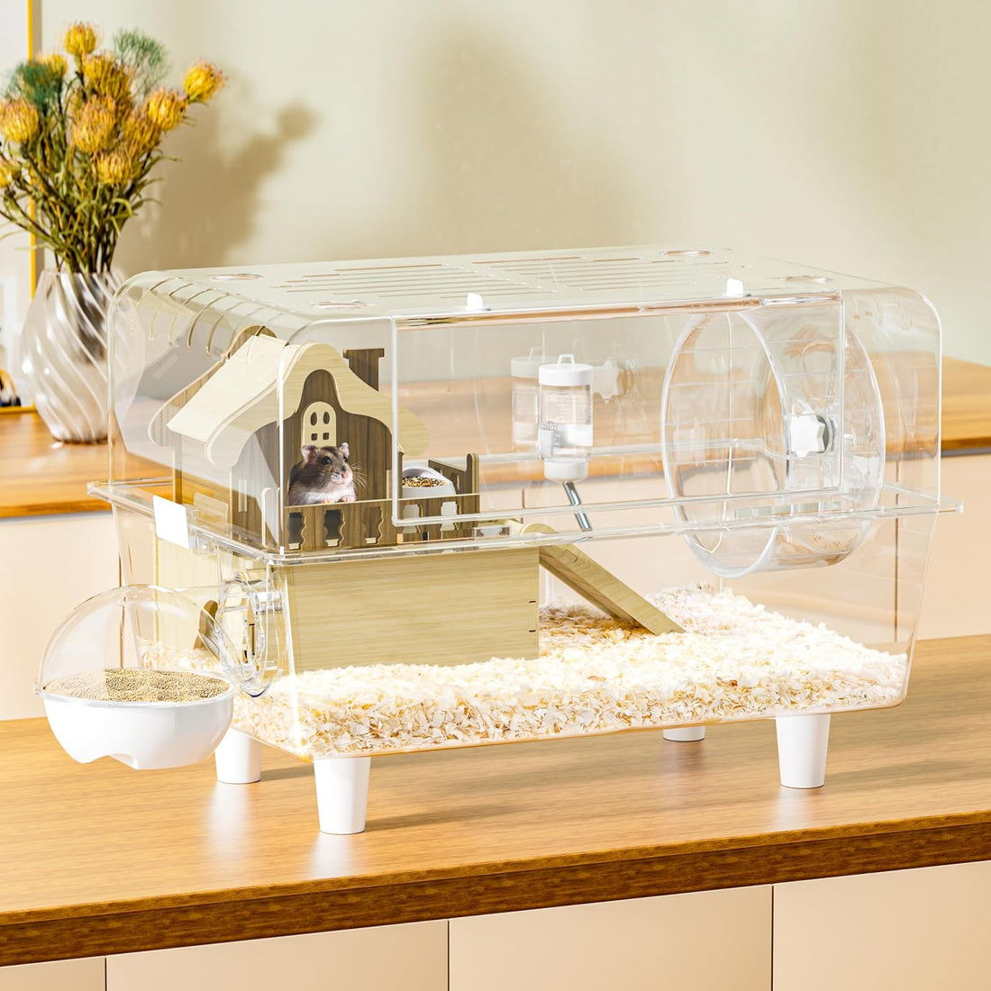 5s Assembly Hamster Cage, 17" Double Decker Small Animal Habitat