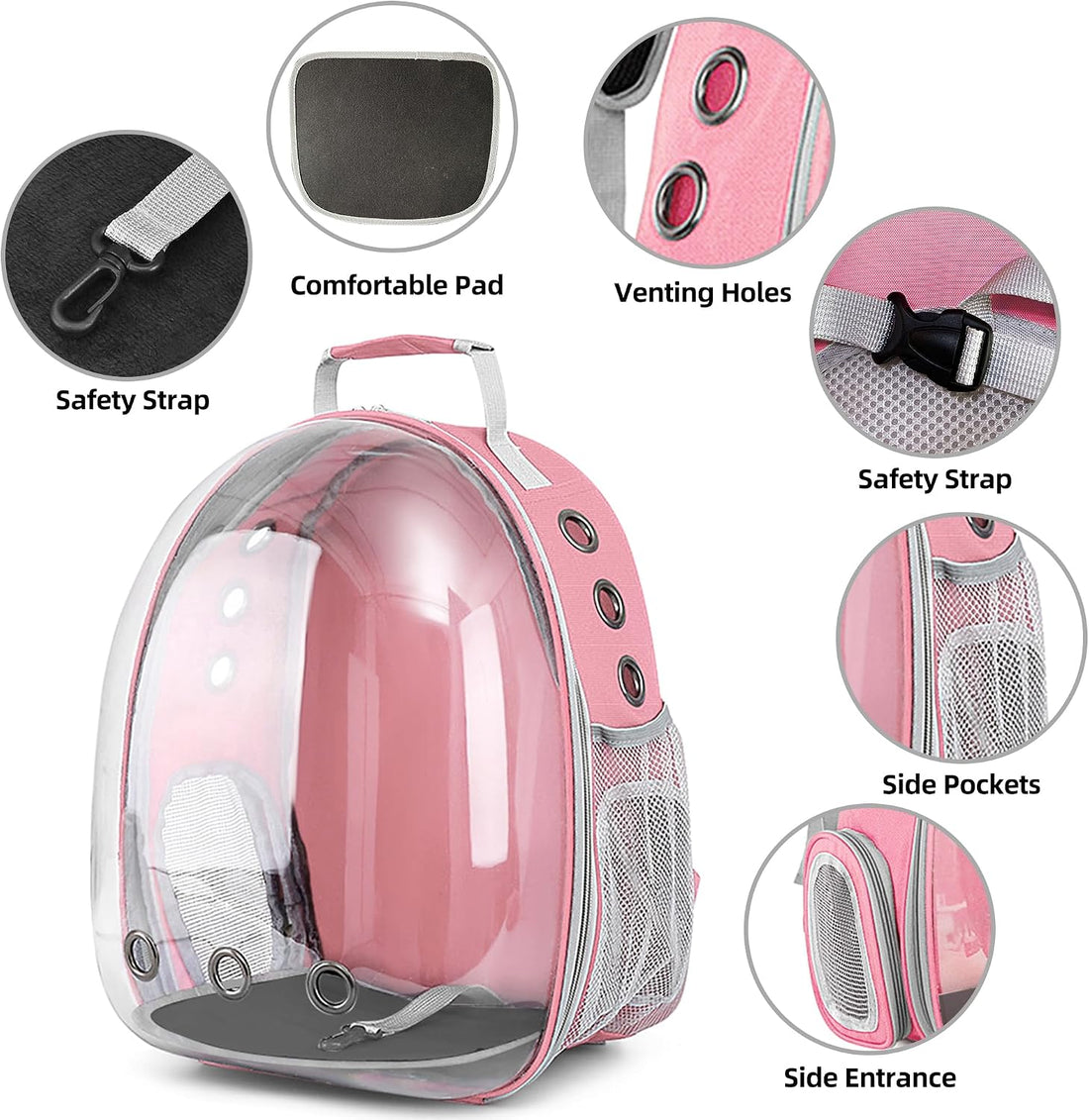Pet Backpack Carrier,Bubble Backpack Cat Carrier,Pets and Small