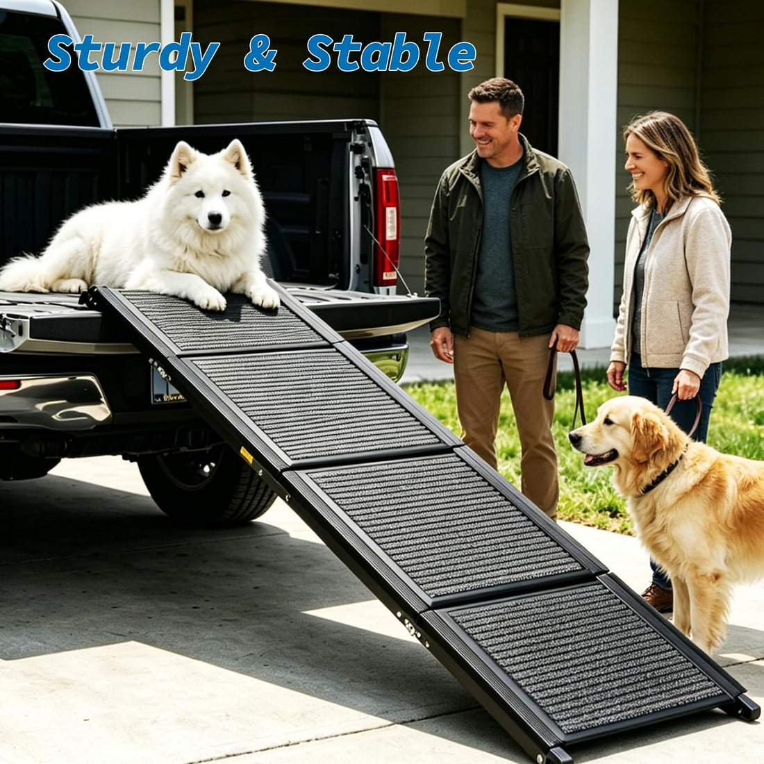Ashfield & Harkness: Felt Dog Ramp - 63 x17, Black