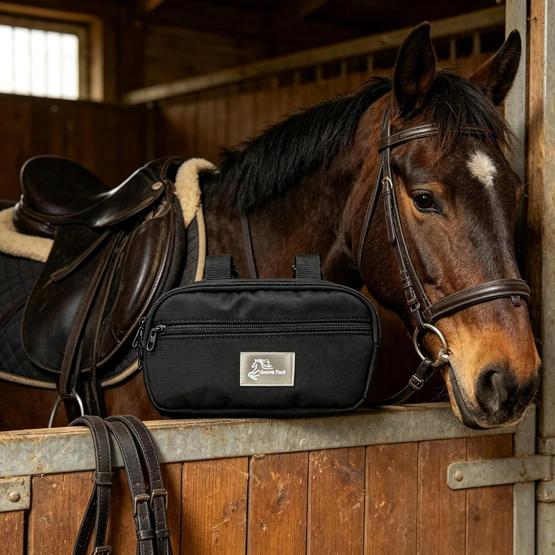 Saddle Bags for Horses, Saddle Horn Bag, Pommel Bag for Western Saddle