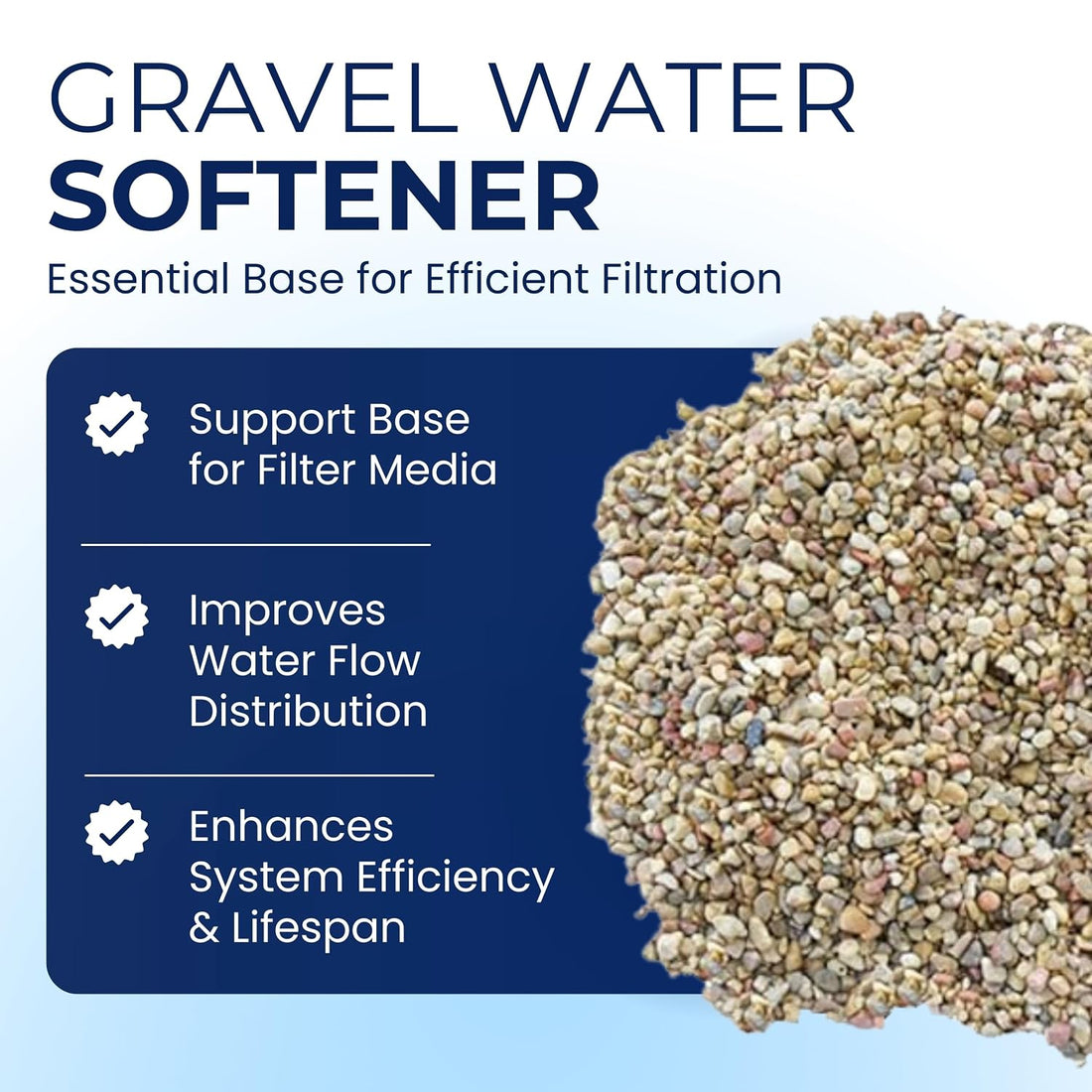 IPW Water Softener Gravel, Garnet Filter Media