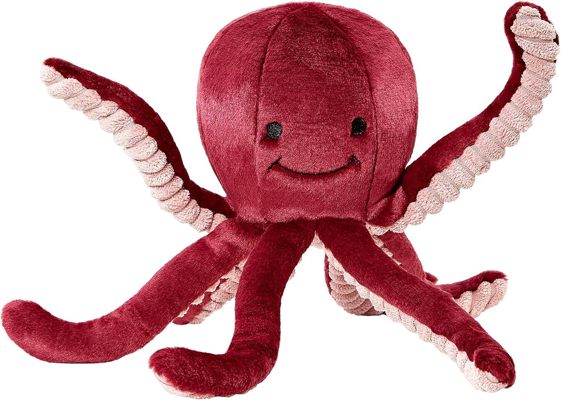 Fluff & Tuff Olympia Octopus Plush Dog Toy, 11 Inch