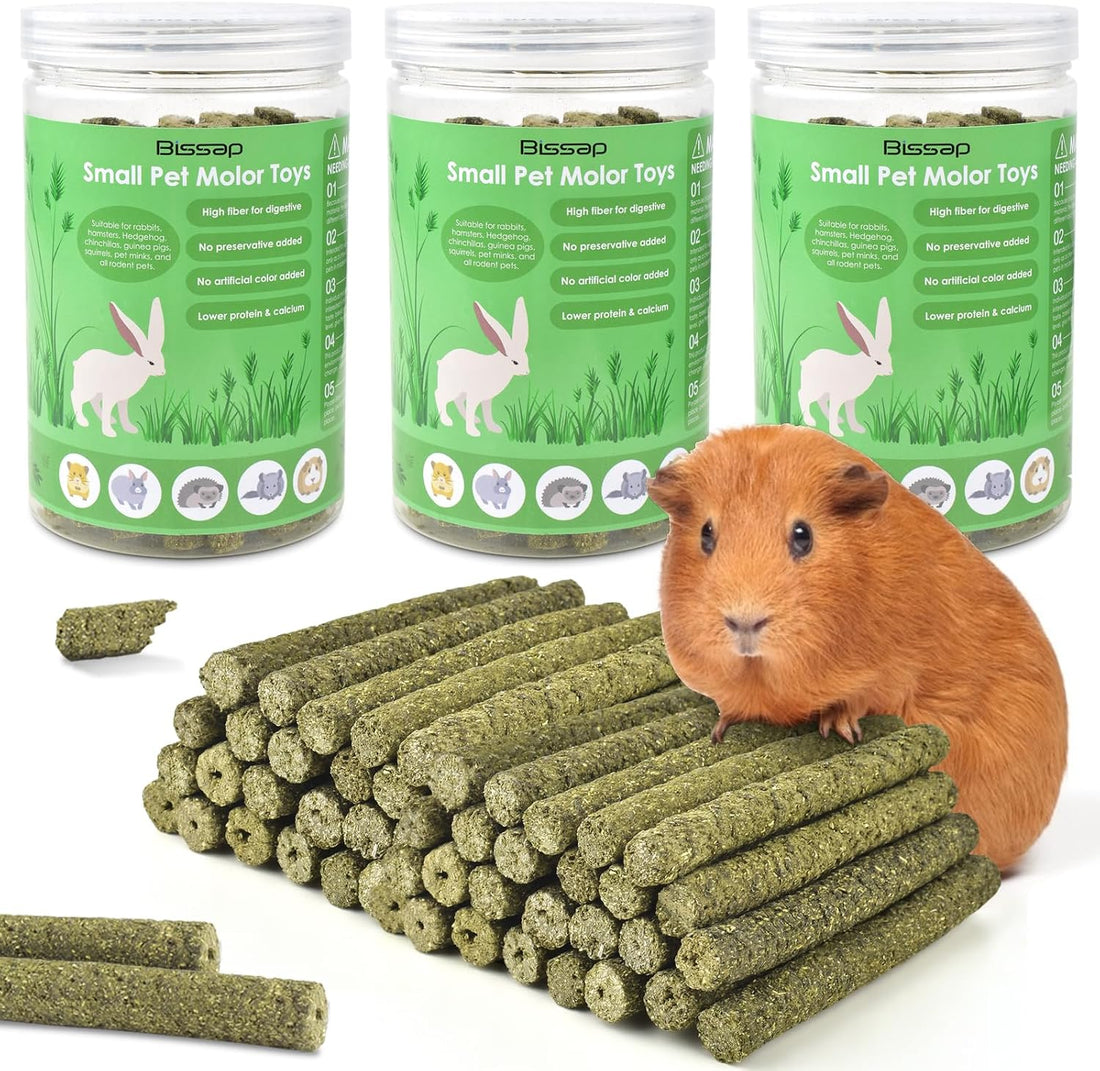 Bissap Timothy Hay Sticks for Rabbits 38PCS